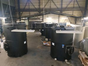 Process and storage tanks in PE